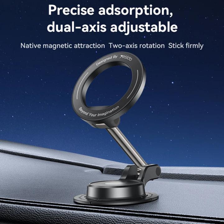 Immagine prodotto 4Kom Yesido supporto magnetico per auto C218 MagSafe, NERO