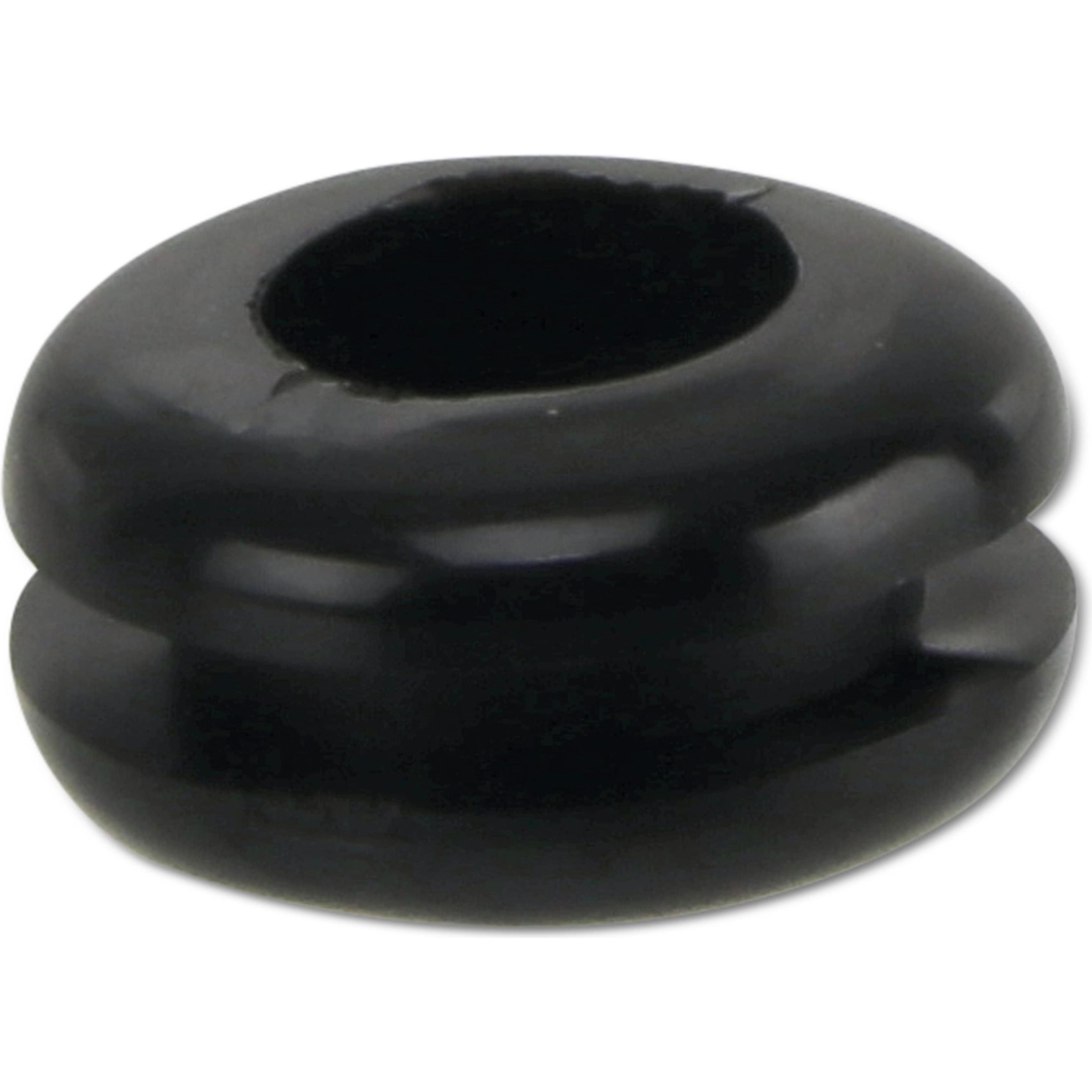 KSS, Kabelschutz + Kabelführung, Kabeldurchführungstülle PVC weich, schwarz, Plattenstärke 2,3, Loch-Ø 7,8, geschlossen,...