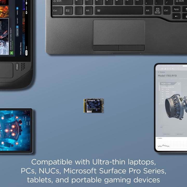 Actual product image M.2 2230 NVMe Gen4 1TB (1024 GB, M.2 2230)