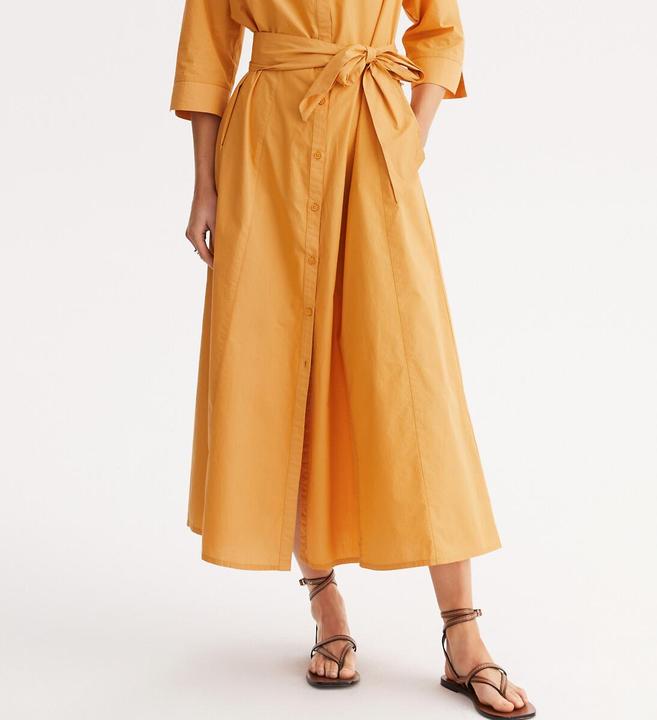 Actual product image Anne Weyburn Midikleid aus reiner Baumwolle (48)