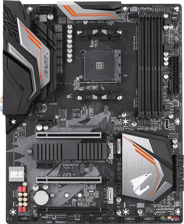 Gigabyte X470 Aorus Ultra Gaming (AM4, AMD X470, ATX)