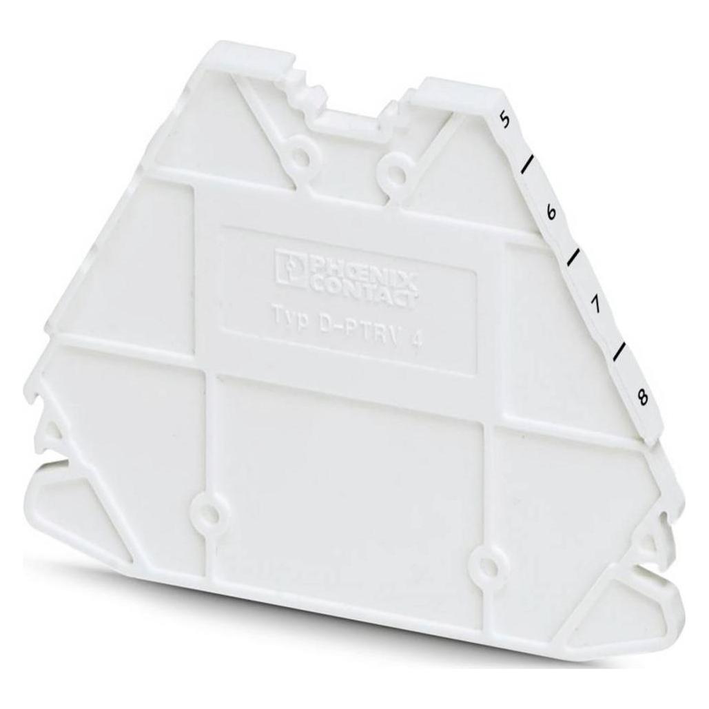 Phoenix Contact PHOE Abschlussdeckel, Elektronikkabel + Stecker, Weiss