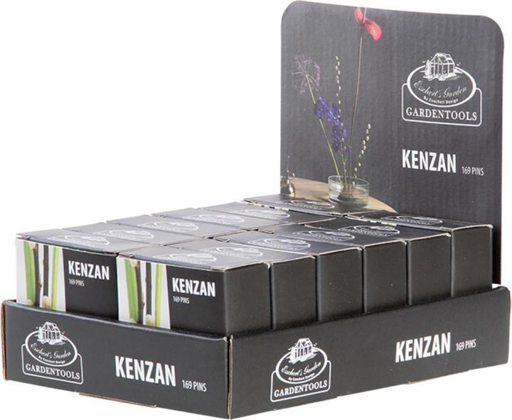 Actual product image Esschert Design Plug-in hedgehog Kenzan L Black/Silver (6.10 cm, 6.10 cm)