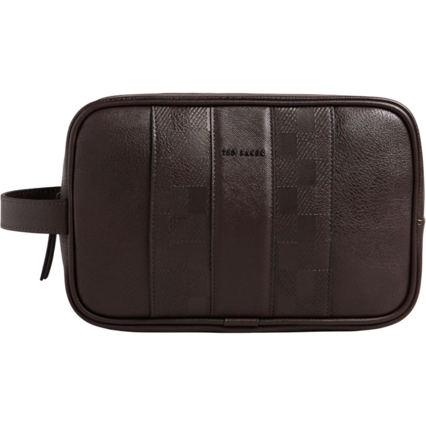 Keilab Stripe Pu Washbag Brn-Choc main image 0