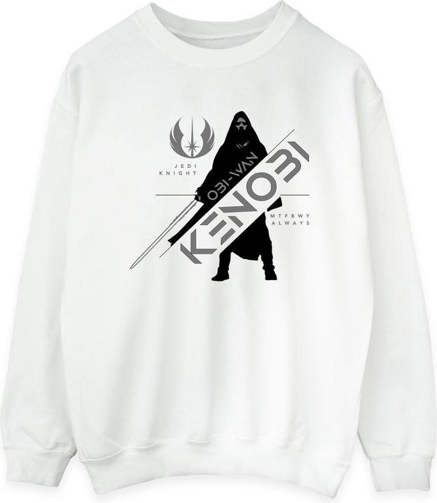 Actual product image Star Wars Womens/Ladies Obi-Wan Kenobi Jedi Knight Sweatshirt (M)