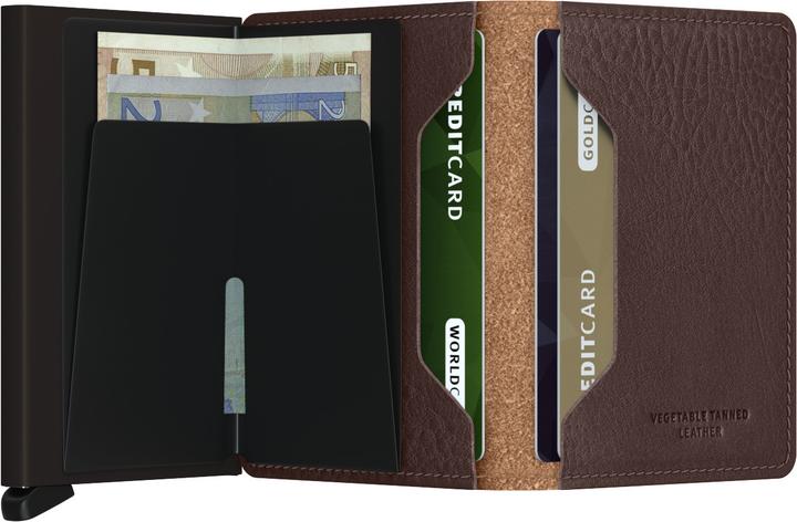 Actual product image Secrid Slimwallet Vegetable Tanned Espresso-Brown