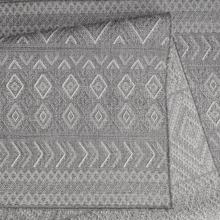 Produktbild TT Home In-& Outdoor Teppich Wetterfest Balkon Küche Wohnzimmerteppich (250 x 80 cm)