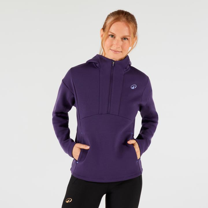 Image du produit Kuikma Sweat de tennis zippé à capuche, femme violet (M)