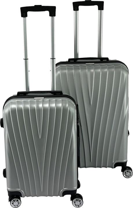 Produktbild HTI-Living Kofferset 2-teilig High Level Silber (74 l)