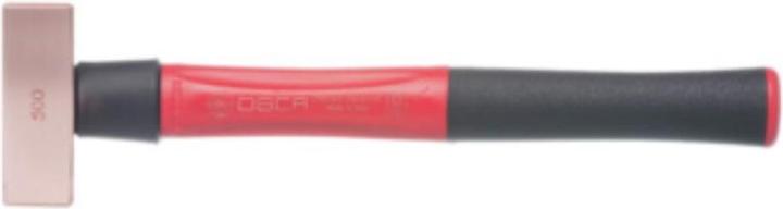 Actual product image Osca Copper Hammer Fist Shape 1.0 kg with 3-K Handle (1000 g)