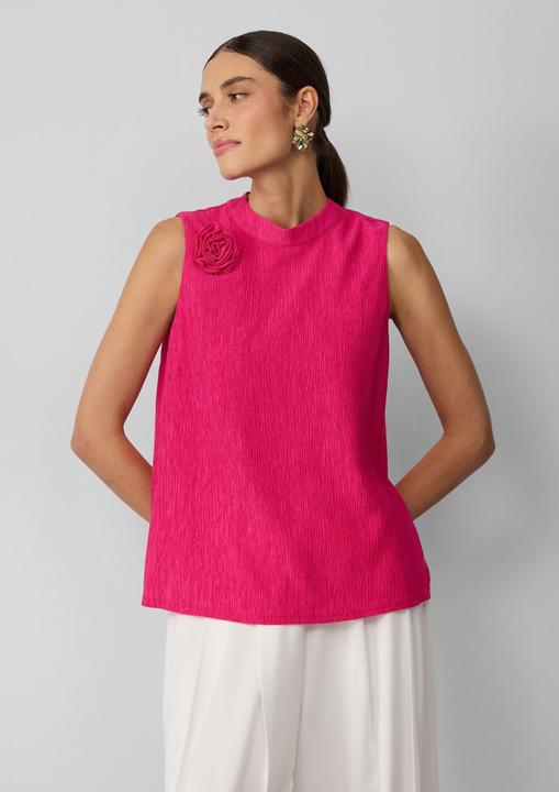 Produktbild S.Oliver Bluse Strukturiertes Blusentop mit abnehmbarer Brosche (40)