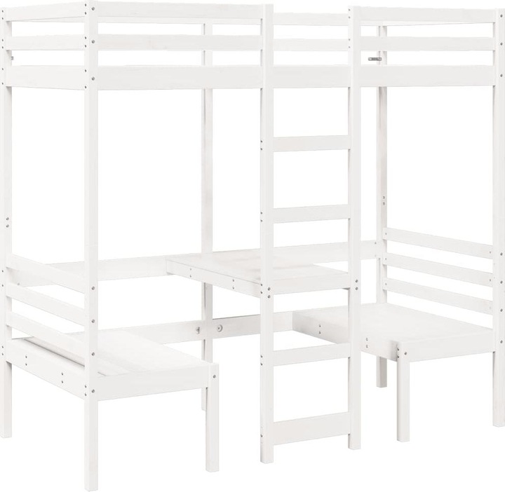 Valeurs nutritives et ingrédients VidaXL Lit superposé avec bureau & chaises (75 x 190 cm)