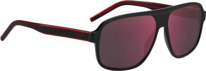 Actual product image HUGO by Boss Hg 1296/s Rectangular Acetate With Mirror Glasses Men Sunglasses