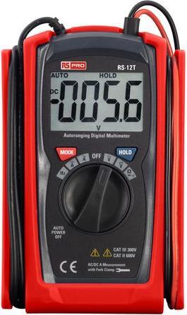 Actual product image RS PRO Handheld LCD Digital Multimeter, True RMS (CAT II, CAT III)