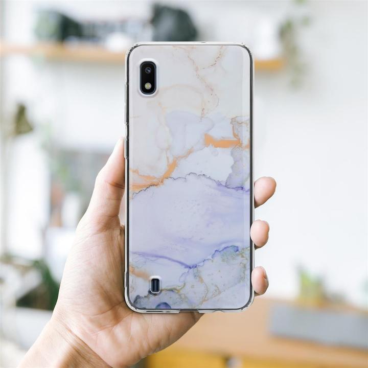 Image du produit Cadorabo Couverture IMD TPU Marbre coloré (Samsung Galaxy A10, HTC One M10)