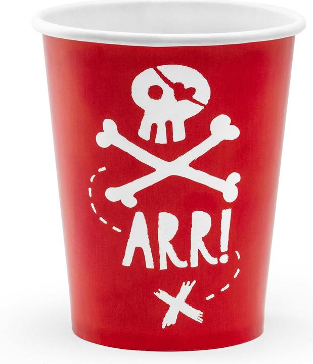 Actual product image Partydeco Mug pirates (6pcs) (6 x)