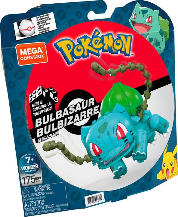 Actual product image Mega Construx Pokémon Bulbasaur