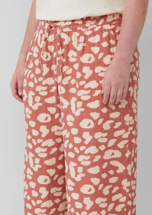 Produktbild S.Oliver Hose Gemusterte Hose aus Musselin (50)