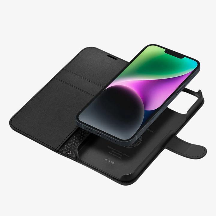 Actual product image Spigen Wallet S Iphone 14 Black (Apple iPhone 14)