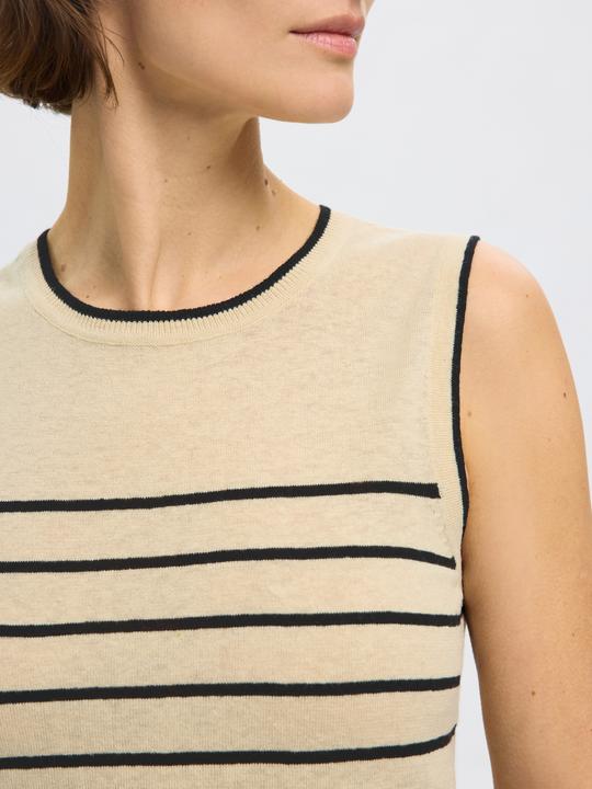 Actual product image Selected Femme Leinenmix Stricktop (XL)