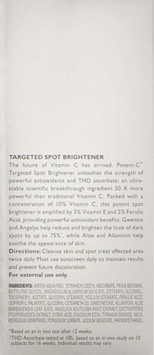 Immagine prodotto Peter Thomas Roth Potent C Targeted Spot Brightener 15 ml (15 ml)