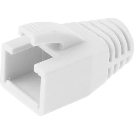 Thumbnail - ACT RJ45 white boot for 7.0 mm cable. Unit: Bag 25 pcs (Kabelbinder), Kabel Zubehör, Schwarz