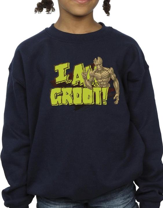 Produktbild Guardians of the Galaxy I Am Groot Sweatshirt Mädchen (128)