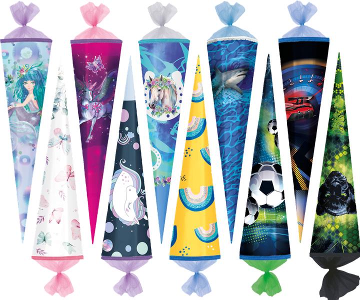 Herlitz Schultte, 6-eckig, 500 mm, Motive sortiert (50 cm, 1 x)