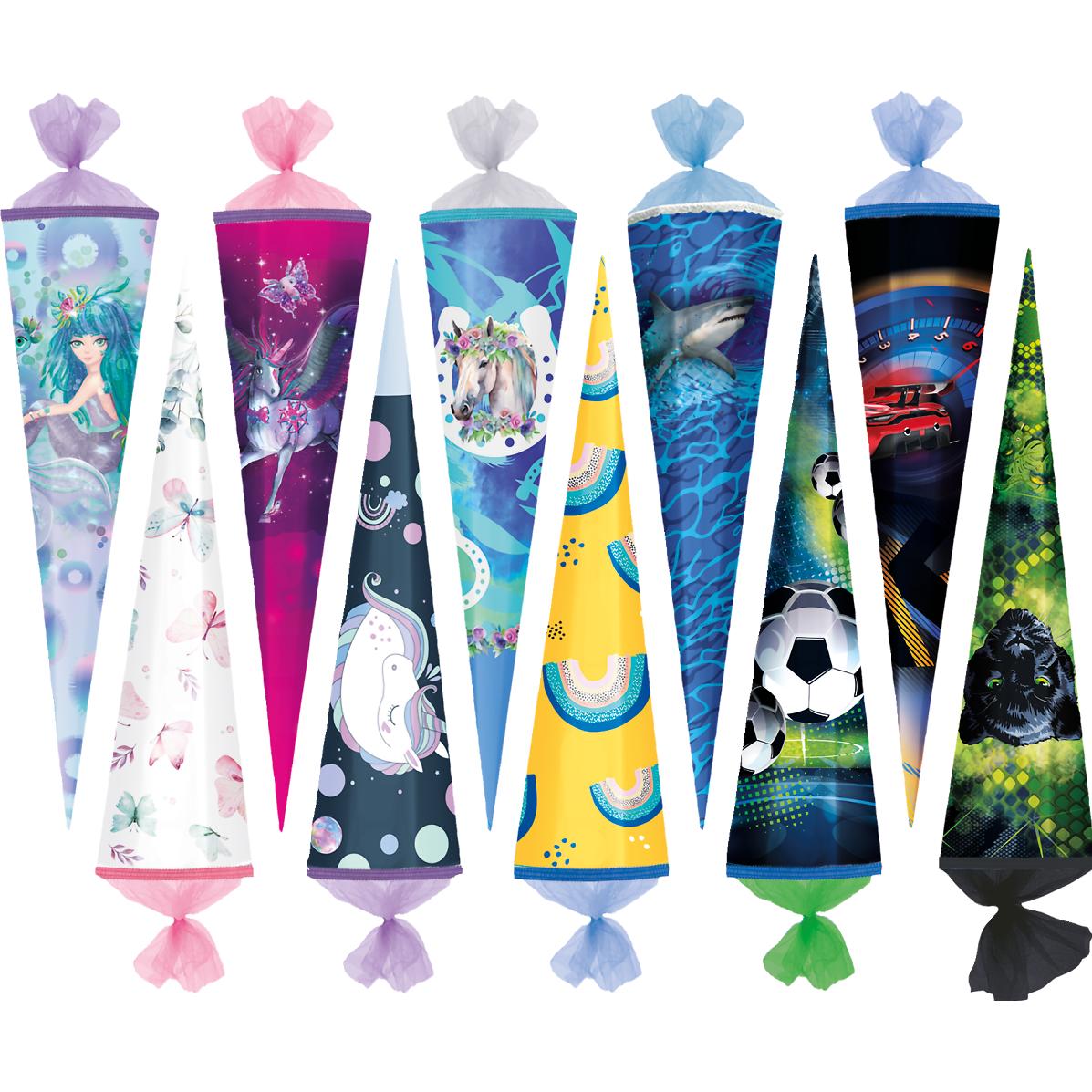 Herlitz Schultte, 6-eckig, 500 mm, Motive sortiert (50 cm, 1 x) (50035083)