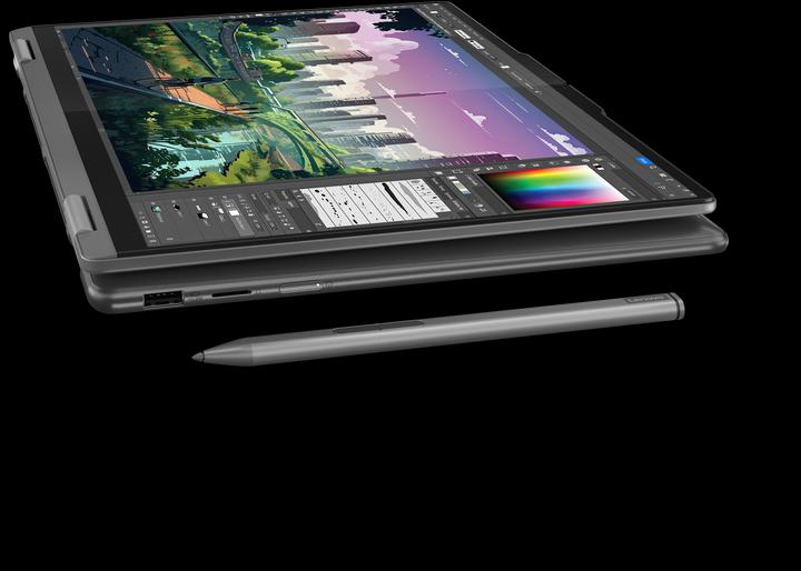 Produktbild Lenovo Yoga 7/2-in-1 14AHP9/R7-8840HS/14"/FHD/T/16GB/1TB SSD/AMD int/W11H/Gray/3R (AMD Ryzen 7 8840HS, 16 GB, 1000 GB, Radeon 780M)