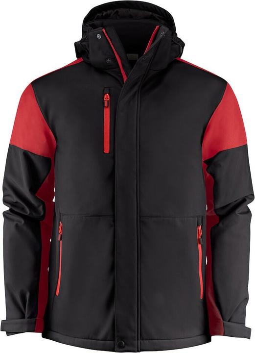 Actual product image Sharp Prime Padded Softshell Jas heren zwart/rood - maat XL (XL)