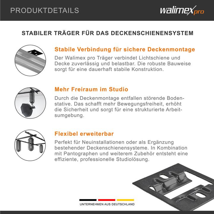 Image du produit Walimex Support pour système de rail de plafond (Autres accessoires)