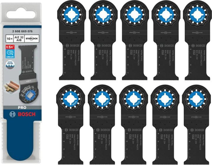 Productafbeelding Bosch Professional Zubehör PRO AIZ 32 AIB mes voor multifunctioneel gereedschap, 32 x 50 mm