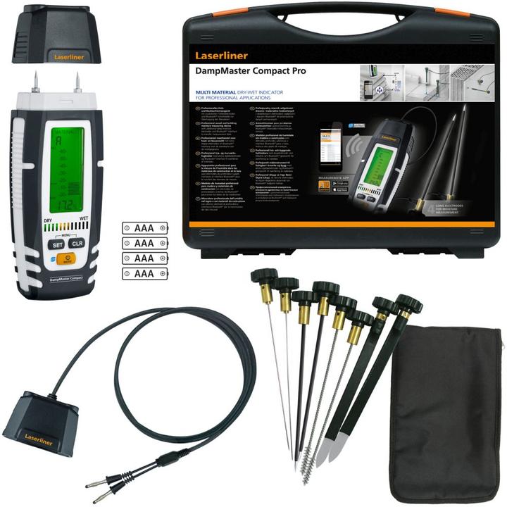 Produktbild Laserliner DampMaster Compact Pro Materialfeuchtemessgerät
