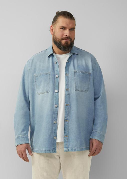 Immagine prodotto s.Oliver Hemd Lässiges Overshirt aus Denim (4XL)
