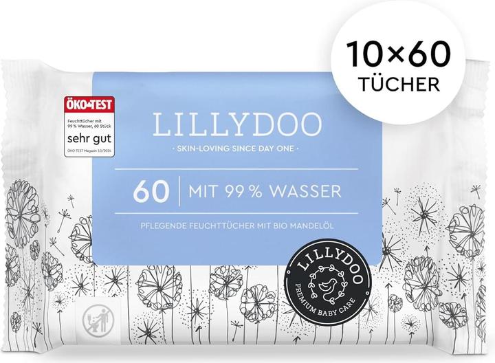 Produktbild Lillydoo Baby-Feuchttücher (600 Stück)