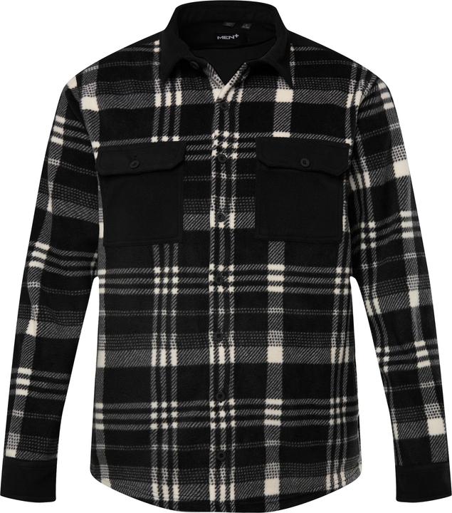 Immagine prodotto Men+ Karo-Fleeceovershirt, Langarm, Kentkragen (3XL)