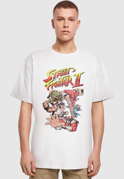 Produktbild Merchcode Streetfighter 2 - Group Graphic Heavy Oversize Tee - 197771 (M)