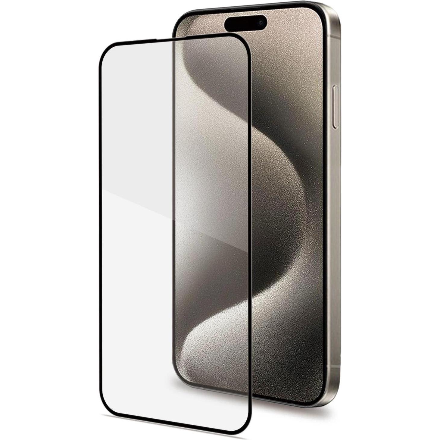Celly Nero Vetro Pieno Iphone 16 Plus Bk (1 Pz., Apple Iphone 16 Plus), Pellicola Protettiva Smartphone,
