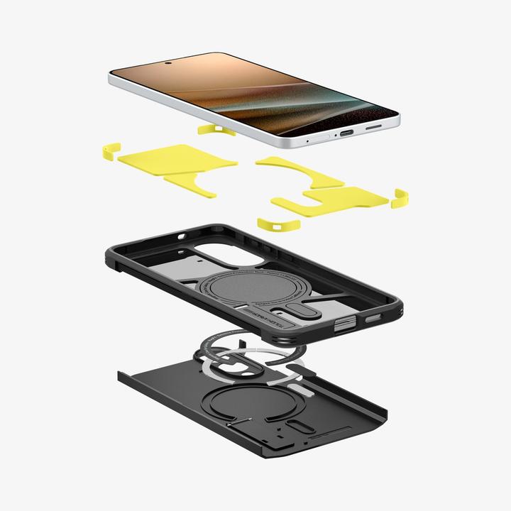 Produktbild Spigen - Tough Armor MagSafe - Samsung Galaxy S25 Edge - Black (Samsung Galaxy S25 Edge)