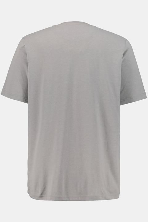 Actual product image JP1880 2 Pack of Three Button Short Sleeve Cotton Henley Tee (4XL)