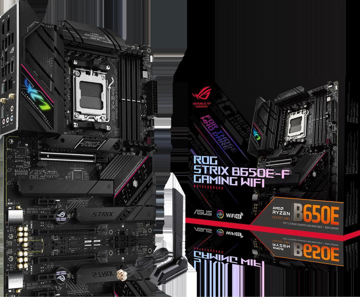 Image du produit ASUS ROG STRIX B650E-F GAMING WIFI (AM5, AMD B650E, ATX)