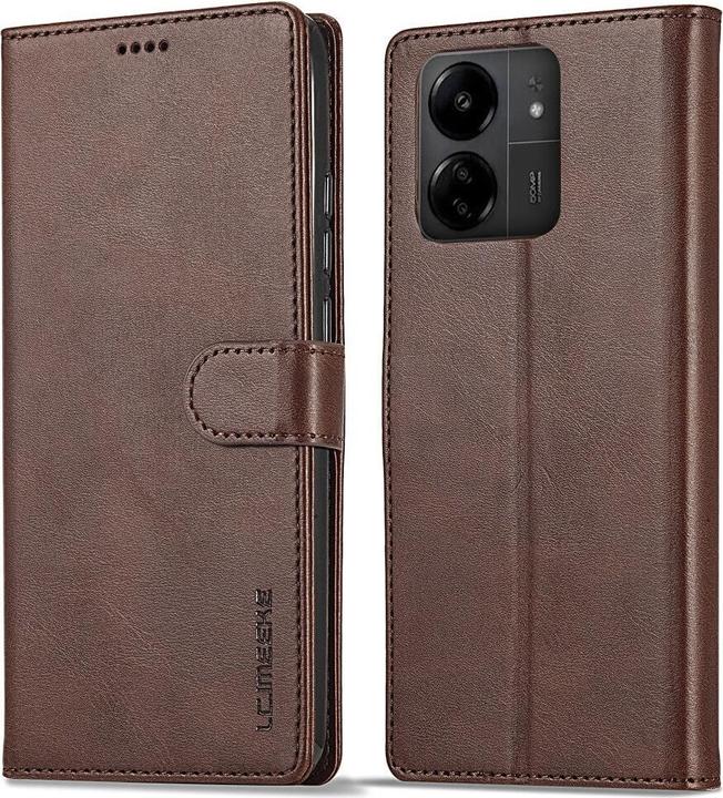 Produktbild LC.Imeeke Xiaomi Poco C65 / Redmi 13C - Etui braun (Xiaomi Poco C65)
