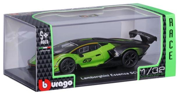 Image du produit Bburago 41161 - 919517 - Race - Lamborghini Essenza SCV12 #63 1:32 - verde