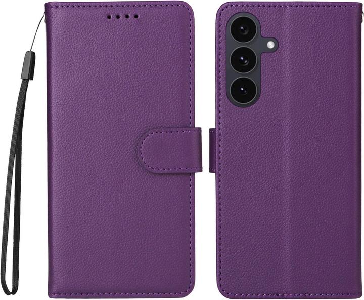 Actual product image Cover-Discount Galaxy S25 FE - Lederoptik-Hülle mit strukturierter Oberfläche (Samsung Galaxy S25 FE)