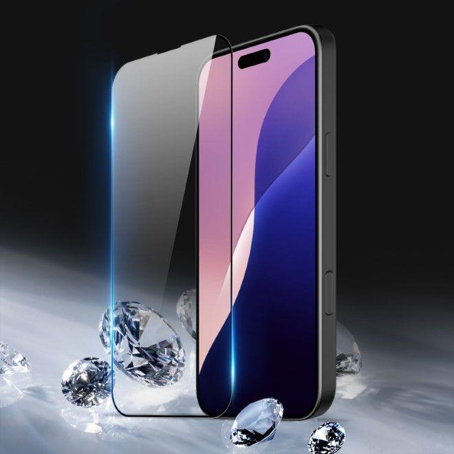 Actual product image Dux Ducis Armoured glass 10D (1 Piece, Apple iPhone 16 Pro Max)