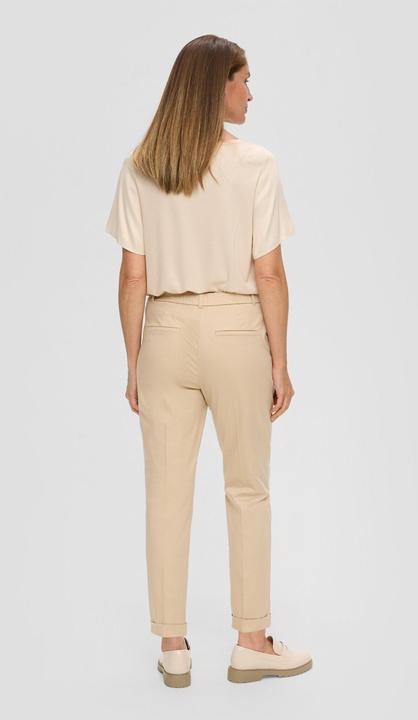 Image du produit S.Oliver Hose Tapered-Leg-Hose aus Baumwollmix mit Bundfalte (40)