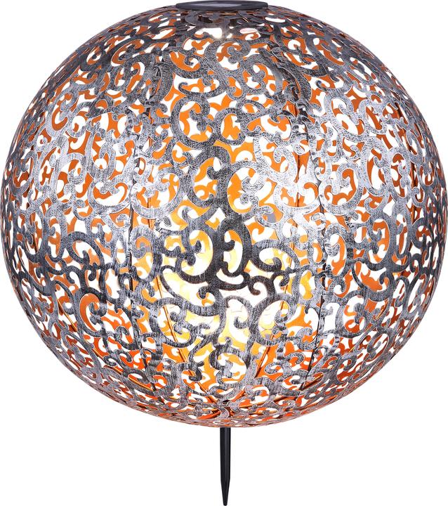 Immagine prodotto Globo Luce Solare In Metallo Argento, 1xled (IP44)