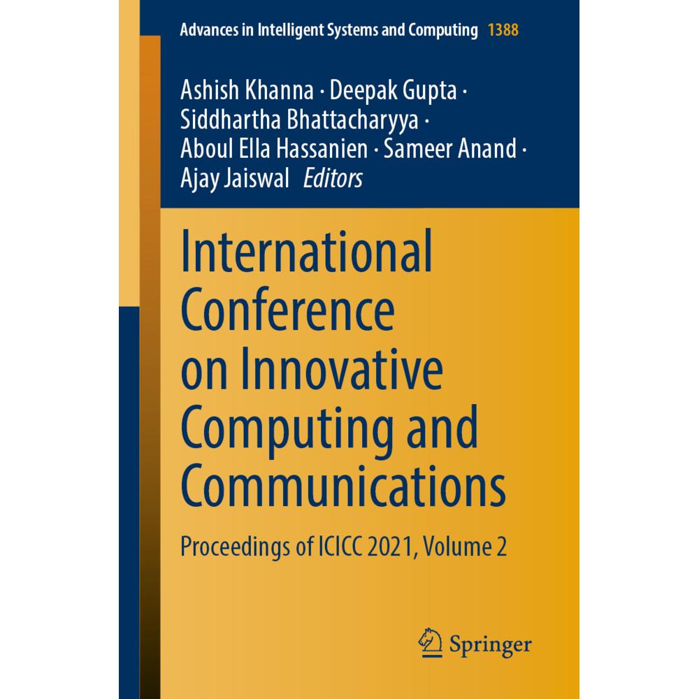 International Conference on Innovative Computing and Communications, Fachbücher von Siddhartha Bhattacharyya, Deepak Gup...