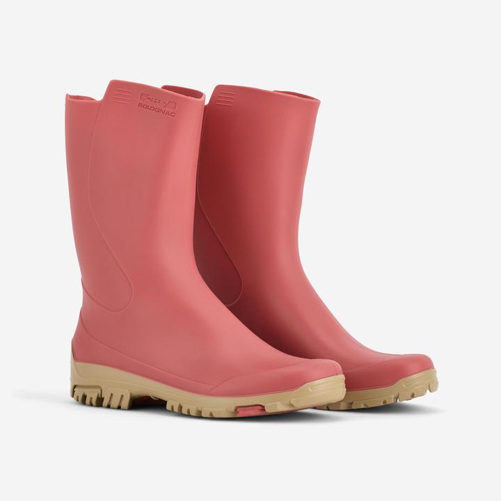 Image du produit Solognac Bottes de pluie femme 100 rose (39.5)